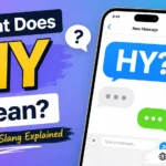 HY meaning: What does HY mean in text?