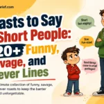 Roasts to say to short people featuring funny, savage, and clever height jokes