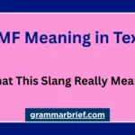 BMF meaning in text and common slang meanings