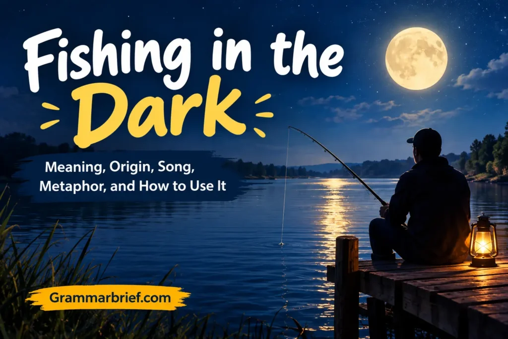 Fishing in the Dark meaning, origin, song, and metaphor explained