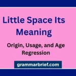 Little Space Its Meaning, Origin, Usage, and Age Regression