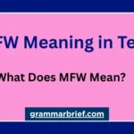 MFW meaning in text explained as “my face when”