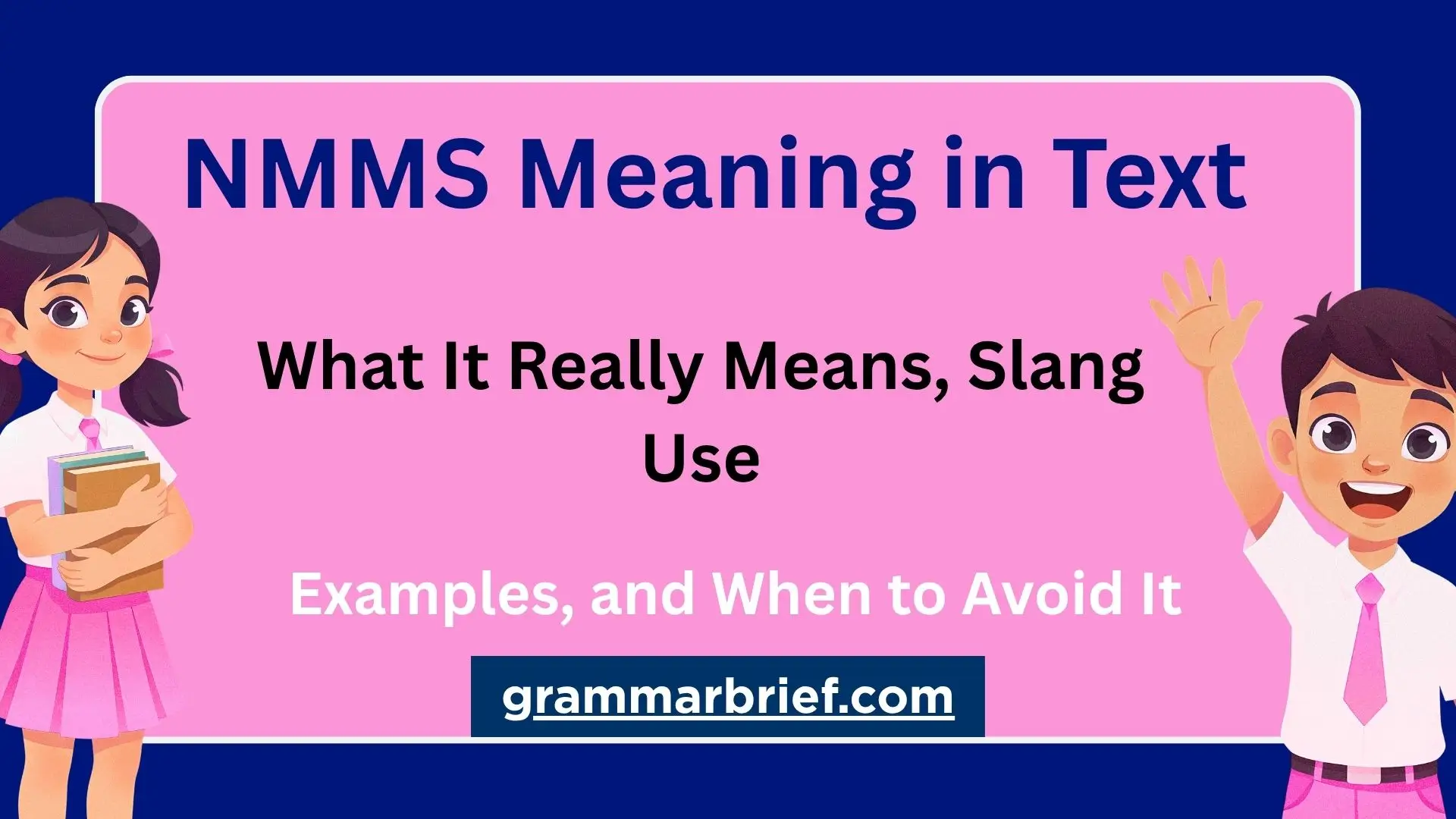 NMMS meaning in text explained with the meaning of no mames, examples, and slang use