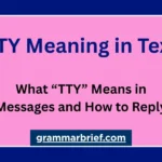 TTY meaning in text and how to reply to TTY messages