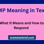 EMP meaning in text and how to respond to the message