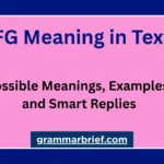 FG meaning in text with possible meanings, examples, and replies