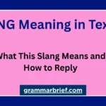 GNG meaning in text explained with examples of gang and going in text messages