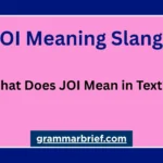JOI meaning slang and what JOI means in text messages