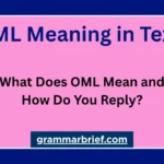 OML Meaning in Text: What Does OML Mean and How Do You Reply?