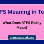 RTPS meaning in text explained with common RTPS meanings and context
