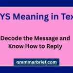 SYS Meaning in Text: What It Means and How to Reply