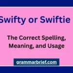 Swifty or Swiftie: correct spelling, meaning, and usage