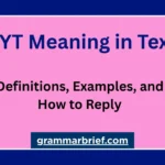 TTYT meaning in text with examples of the texting abbreviation and ways to reply.