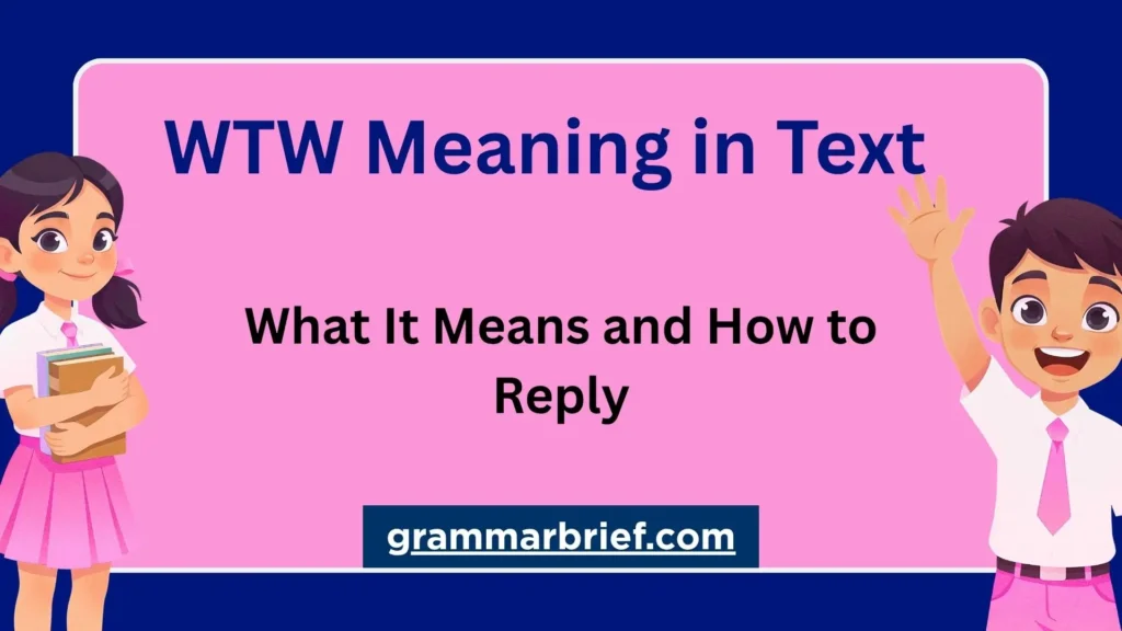 WTW meaning in text explained with examples and replies