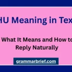 YHU meaning in text and how to reply naturally to messages