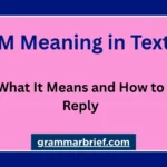 YM meaning in text and how to reply to the message